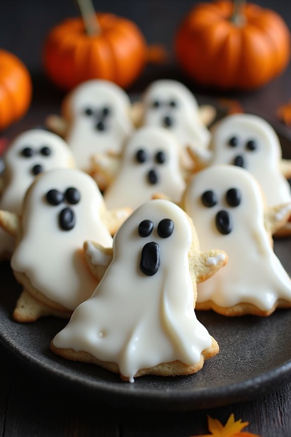 ghoulish halloween cookie baking