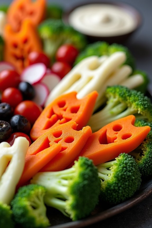 ghoulishly good veggie tray