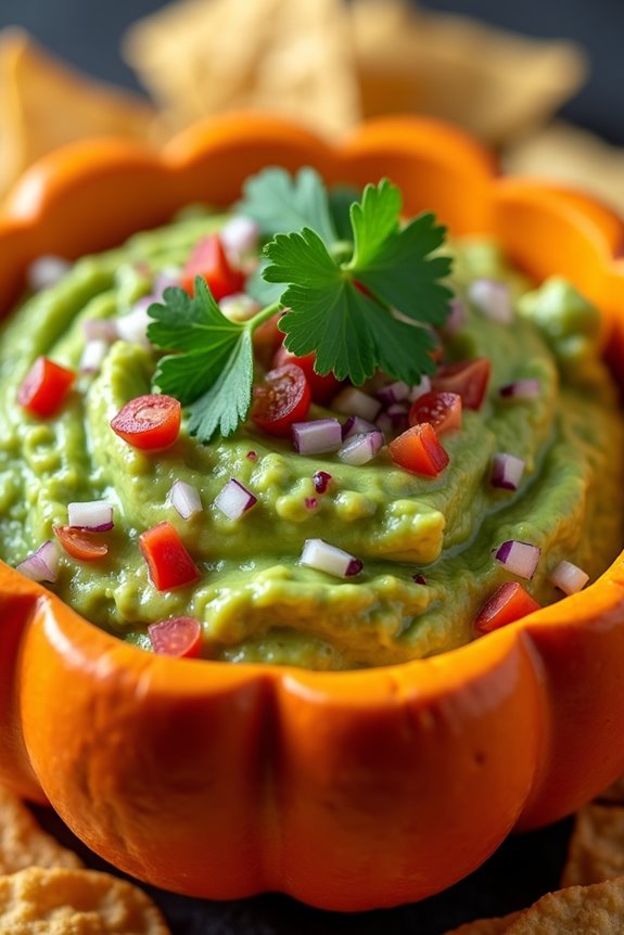ghoulishly green guacamole delight