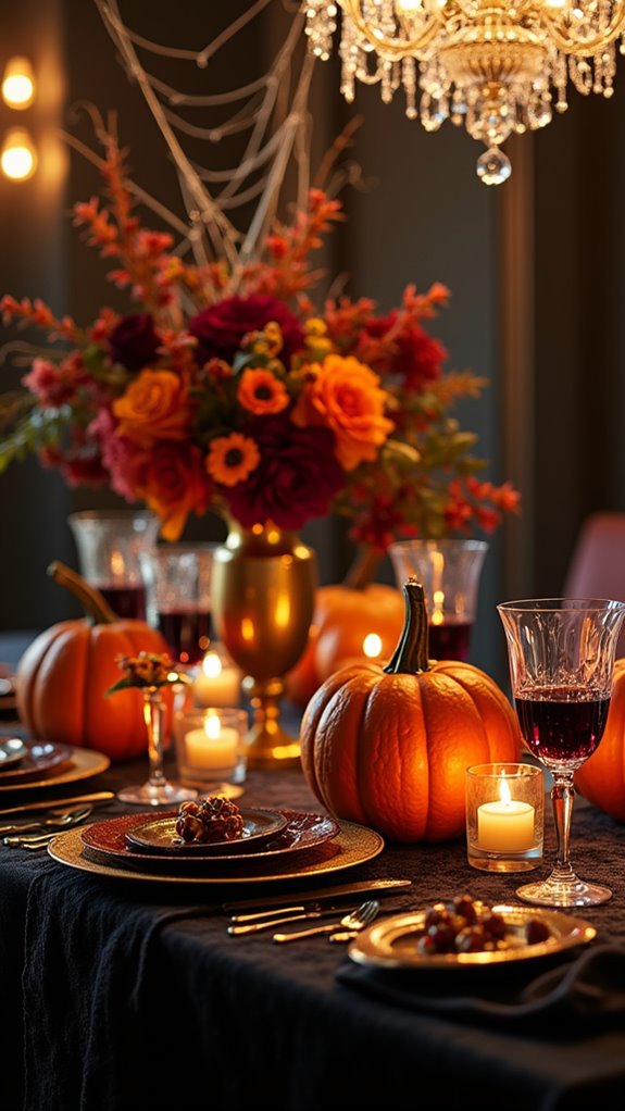 glamorous pumpkin decor ideas