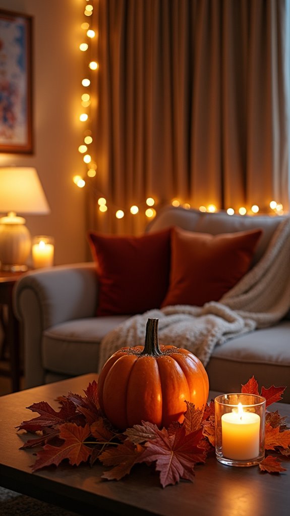 glittery halloween decor accents