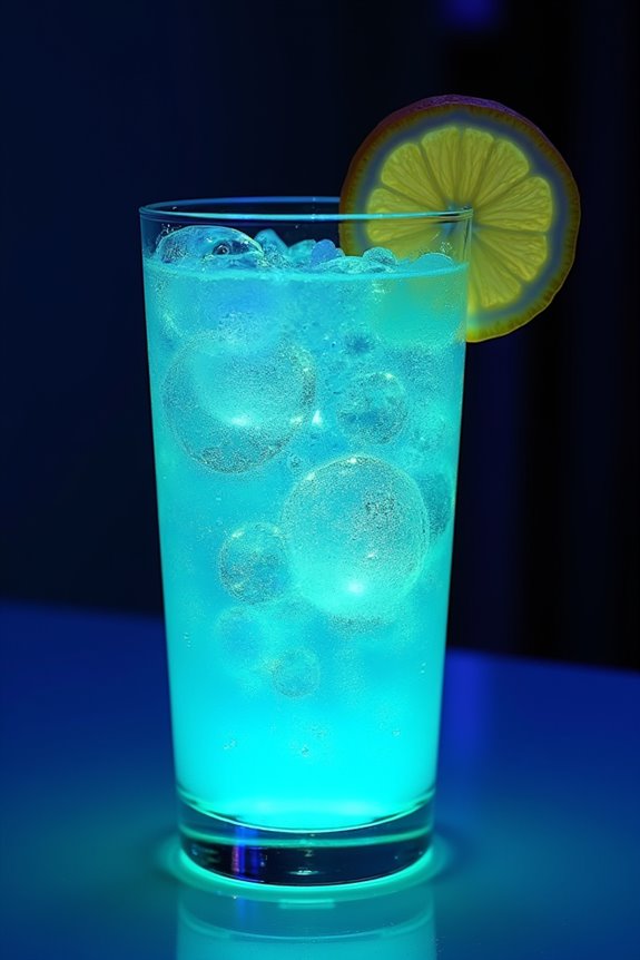 glow in the dark halloween cocktail