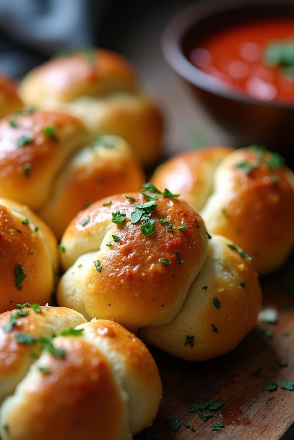 gory garlic knots recipe