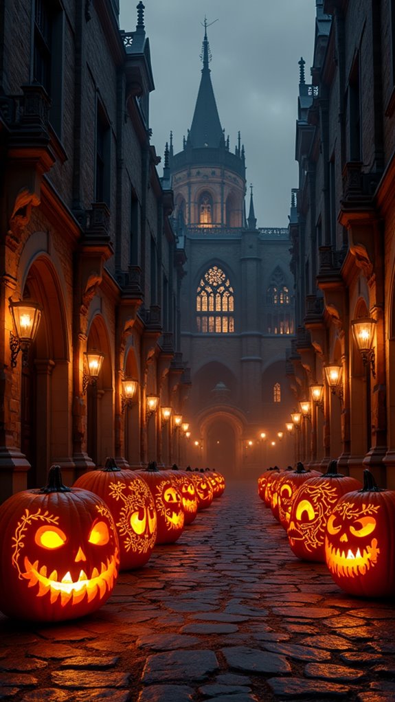 gothic inspired halloween lanterns