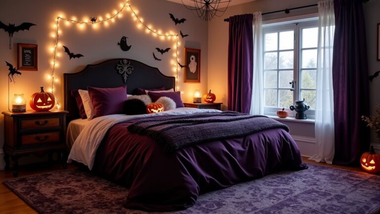 halloween themed bedroom decor