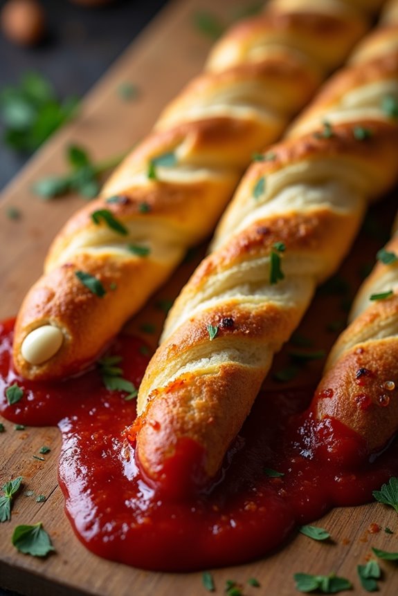 halloween themed breadstick recipe