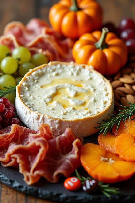 halloween themed charcuterie board delight