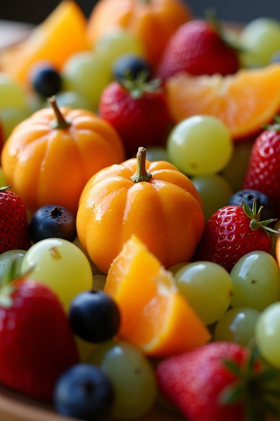 halloween themed fruit platter assembly