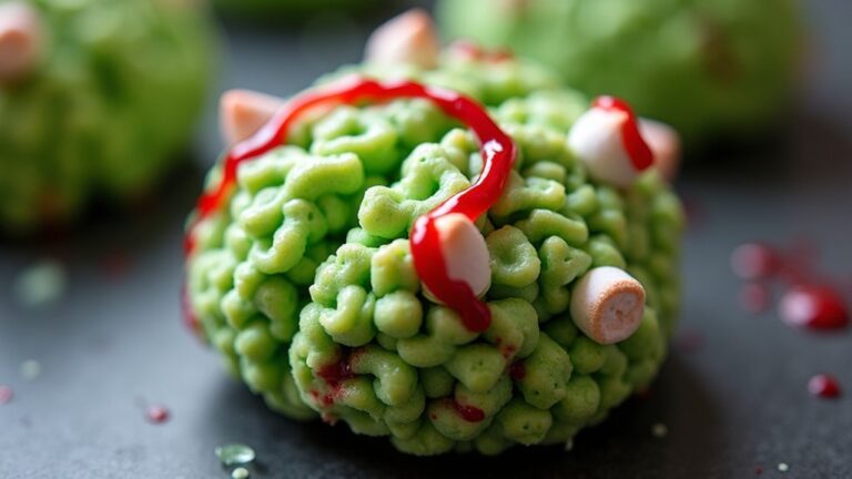 halloween themed rice krispie treats