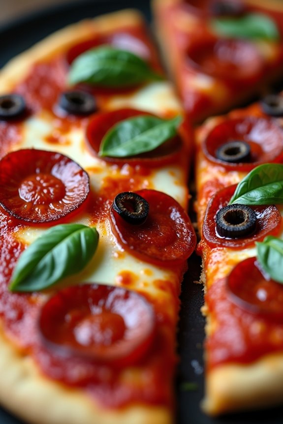 halloween themed vampire pizza