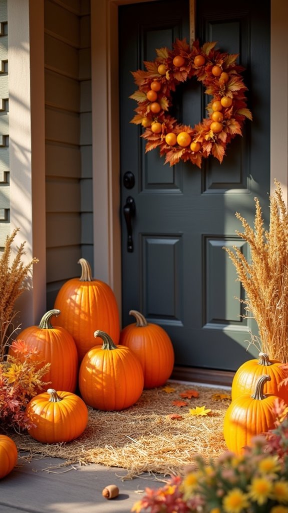 harvest wreath autumn decor