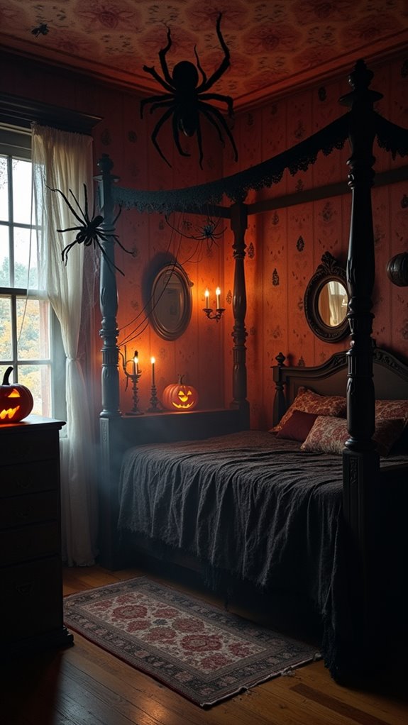 haunted bedroom halloween decor