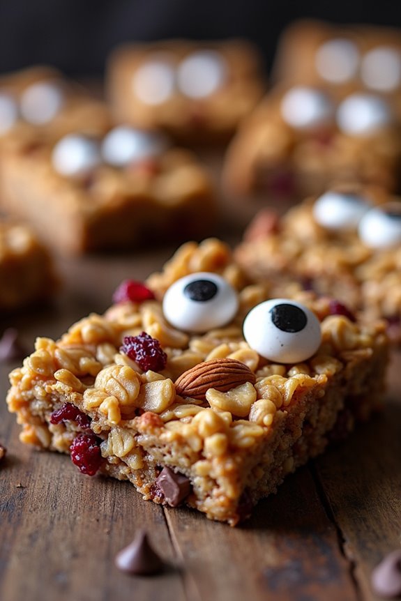 haunted granola bars recipe