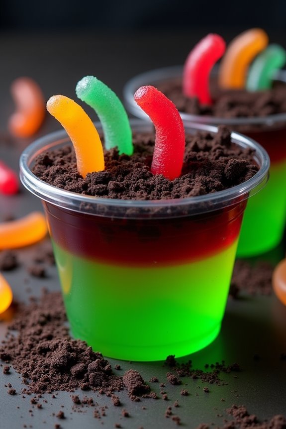 haunted graveyard jello shots