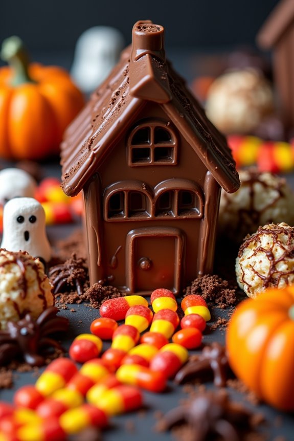 haunted halloween candy board