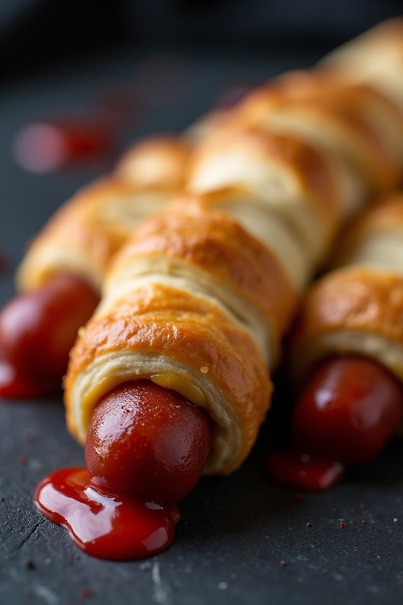 haunted hot dog fingers recipe