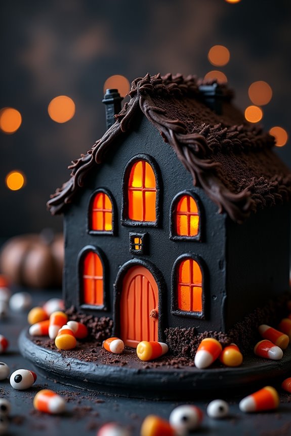 haunted house cake recipe