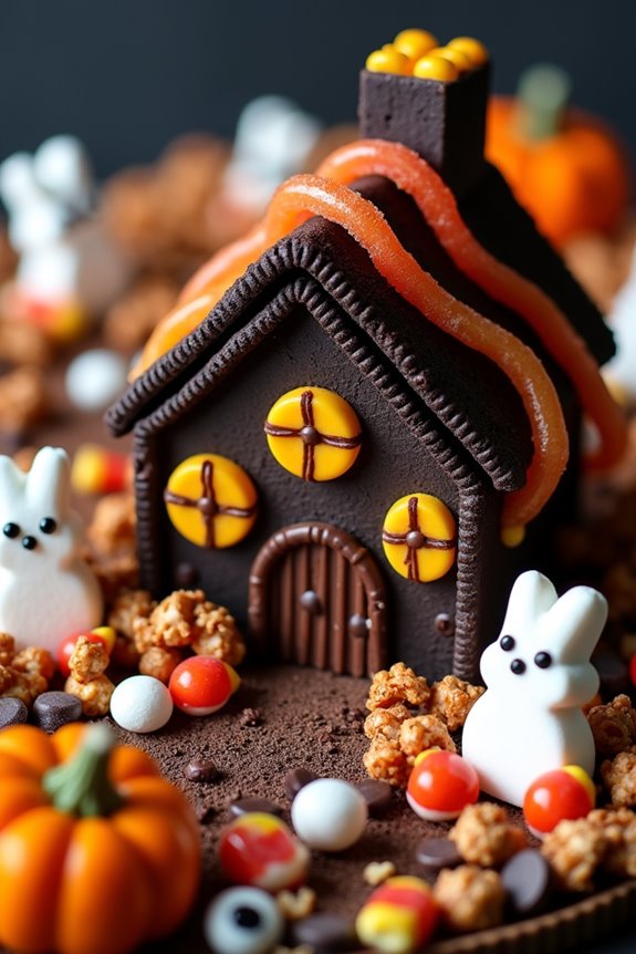 haunted house dessert board