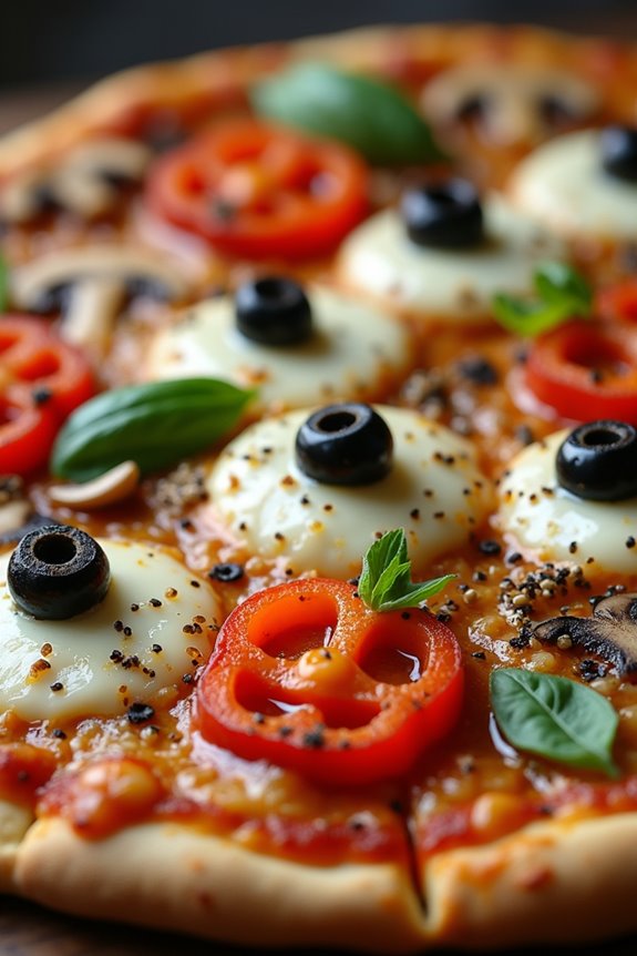 haunted house pizza toppings