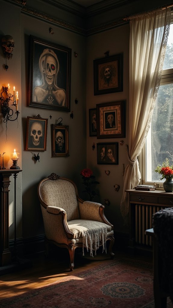 haunting halloween wall art