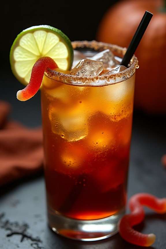 hauntingly delicious halloween cocktail