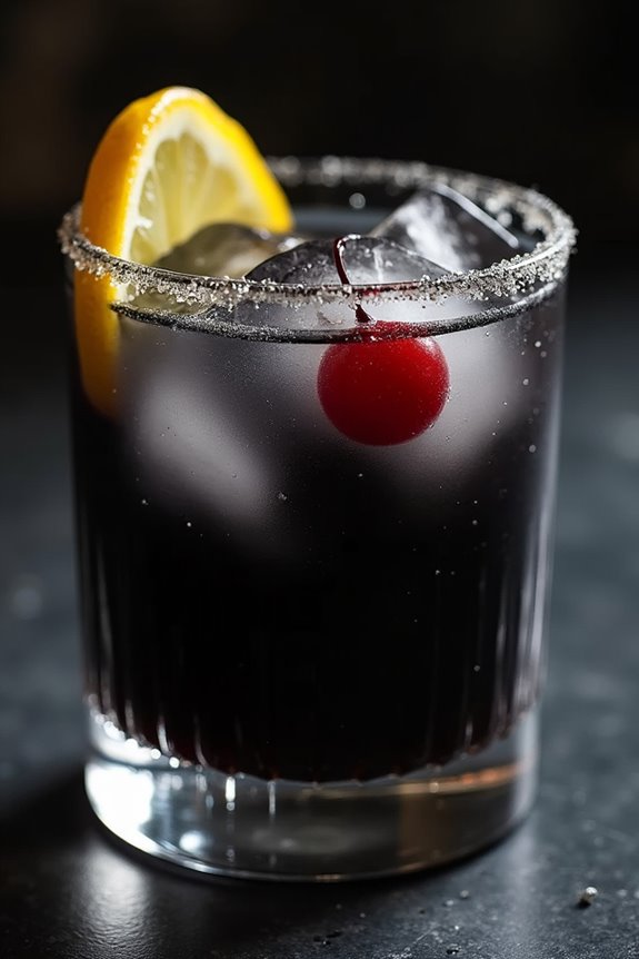 hauntingly delightful halloween cocktail