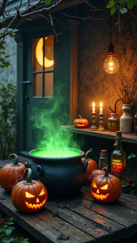 interactive halloween potion station