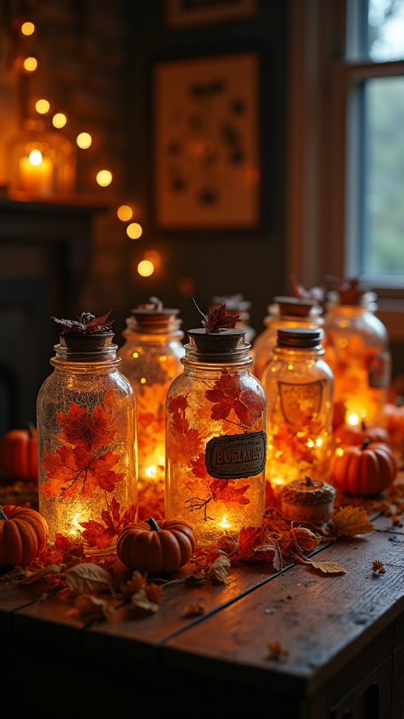 intriguing apothecary jar display