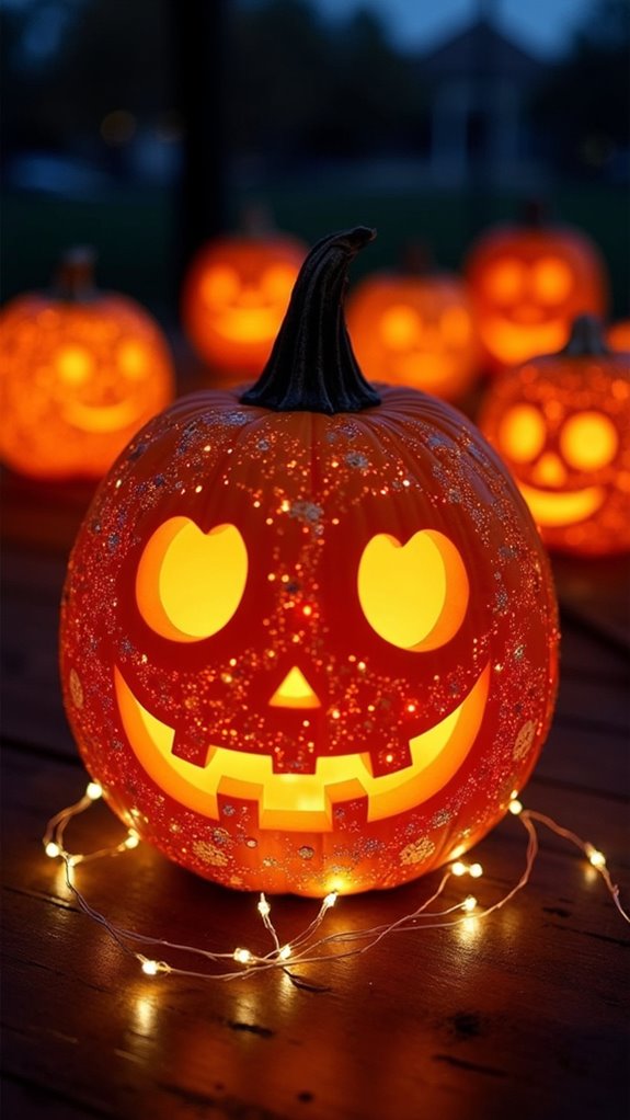magical glow autumn decorations