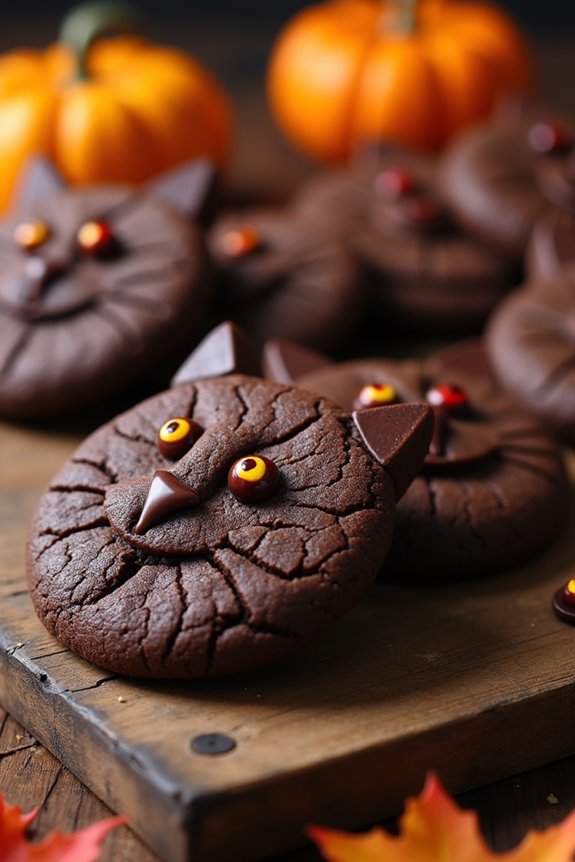 magical halloween cat cookies
