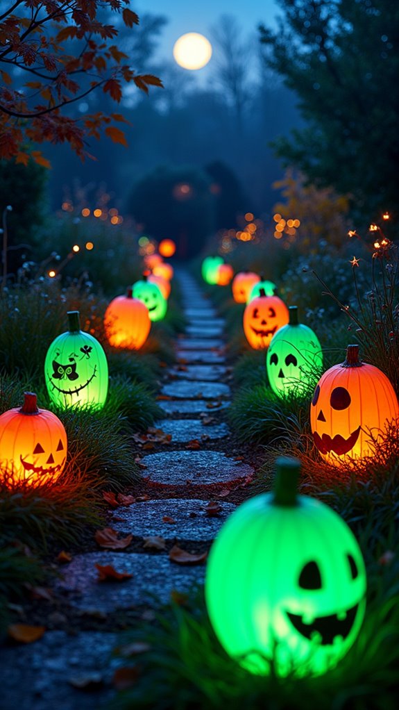 magical halloween lantern illumination