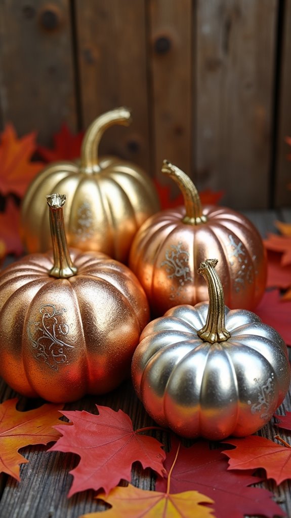 metallic elegance for autumn