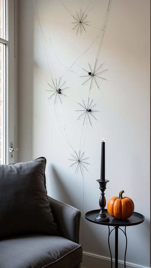 minimalist spooky atmosphere decor