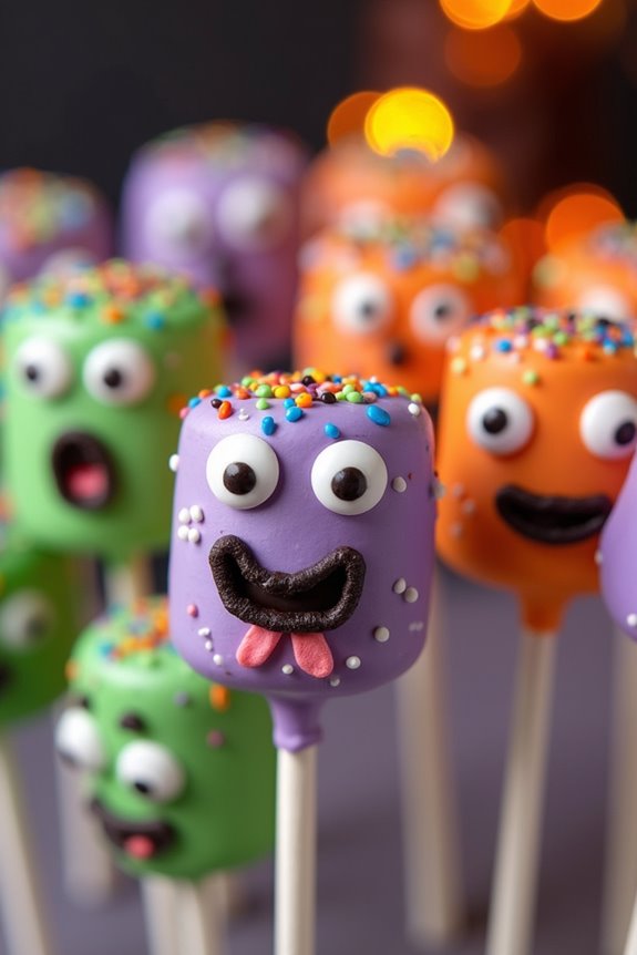 monster marshmallow pops recipe