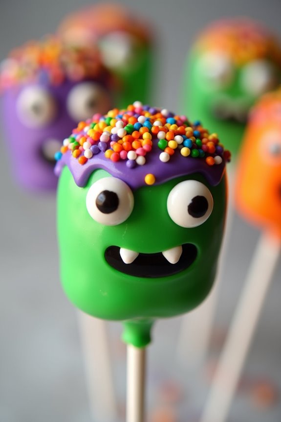 monster marshmallow pops recipe