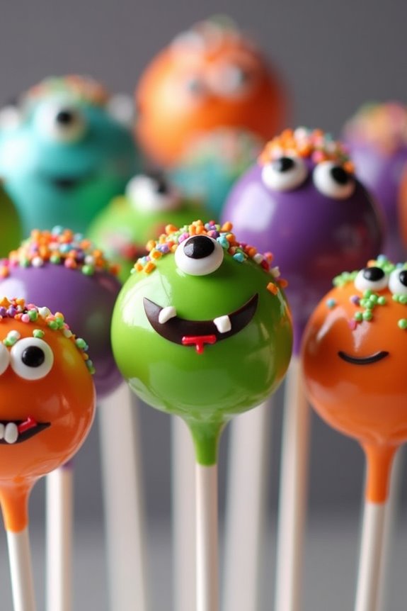 monster mash cake pops