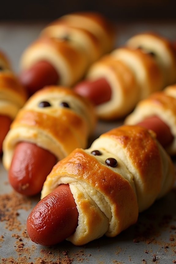 mummy wrapped hot dogs