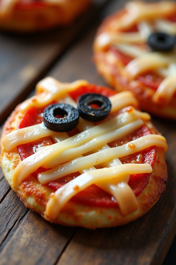 mummy wrapped pizza fun