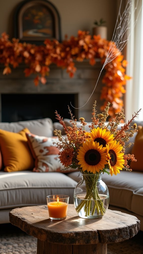 nature inspired halloween decor