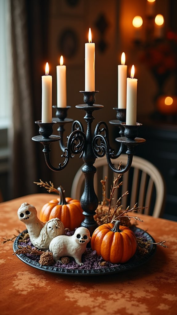 nostalgic halloween postcard centerpiece