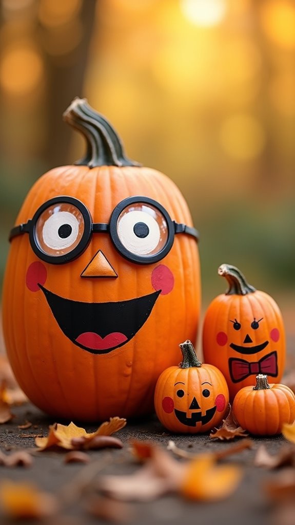 painted pumpkin family activity