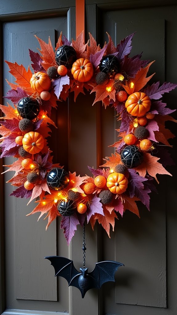 personalized halloween wreath project