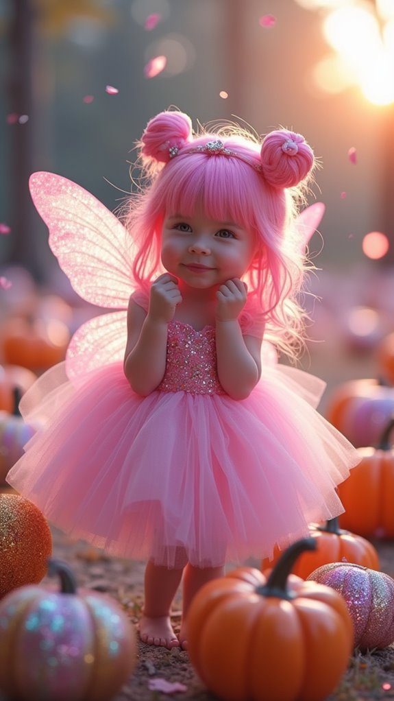 pink dress candy inspired accessories