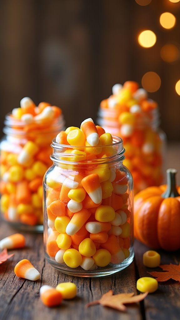 playful halloween candy decor