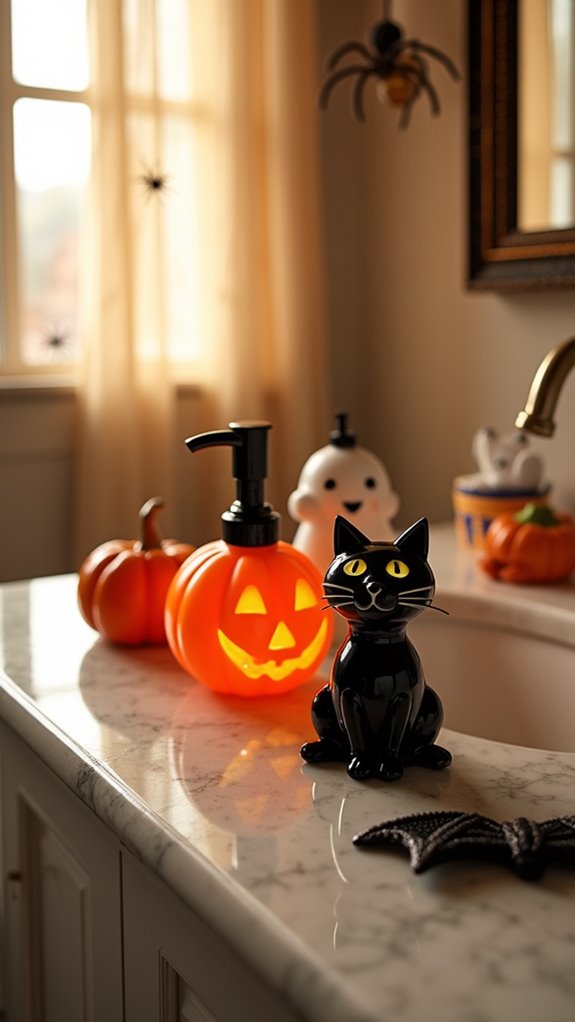 playful halloween soap dispensers