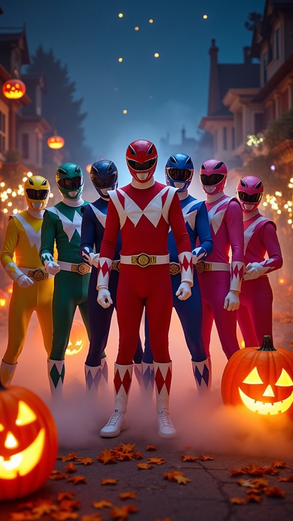 power rangers halloween transformation