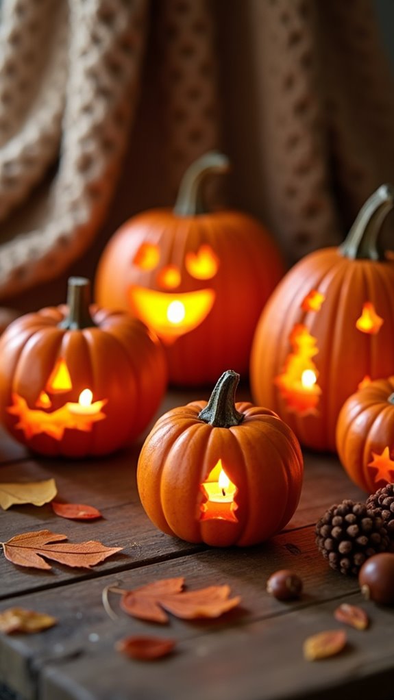 pumpkin candle holder project