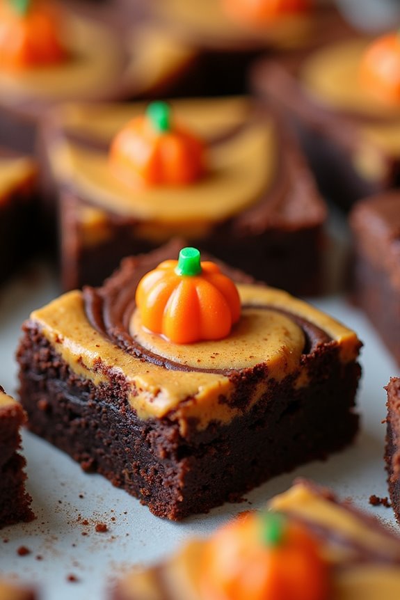 pumpkin patch brownies recipe