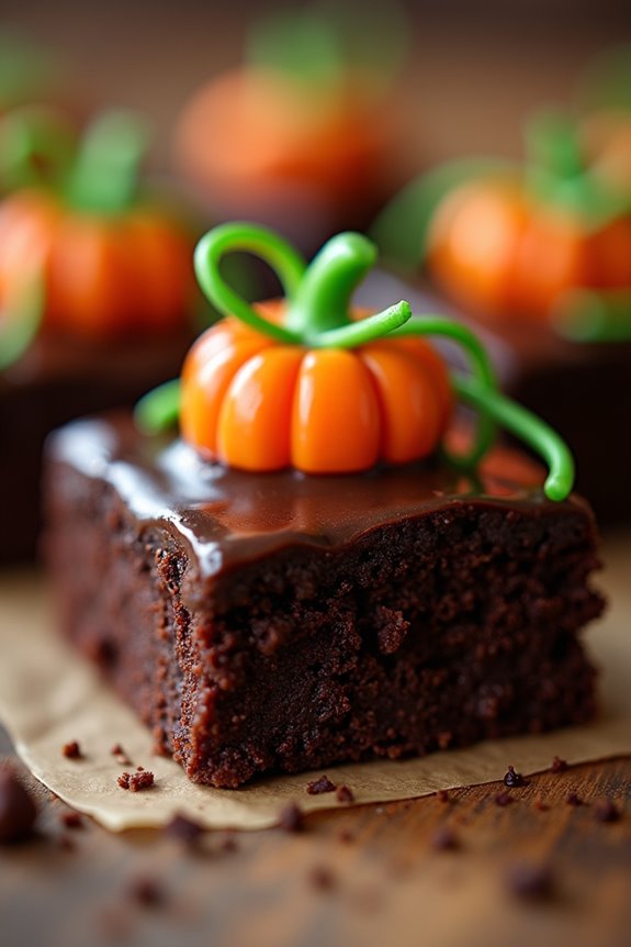 pumpkin patch brownies recipe