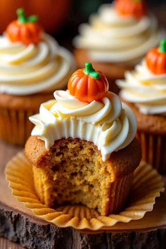 pumpkin patch cupcakes delight